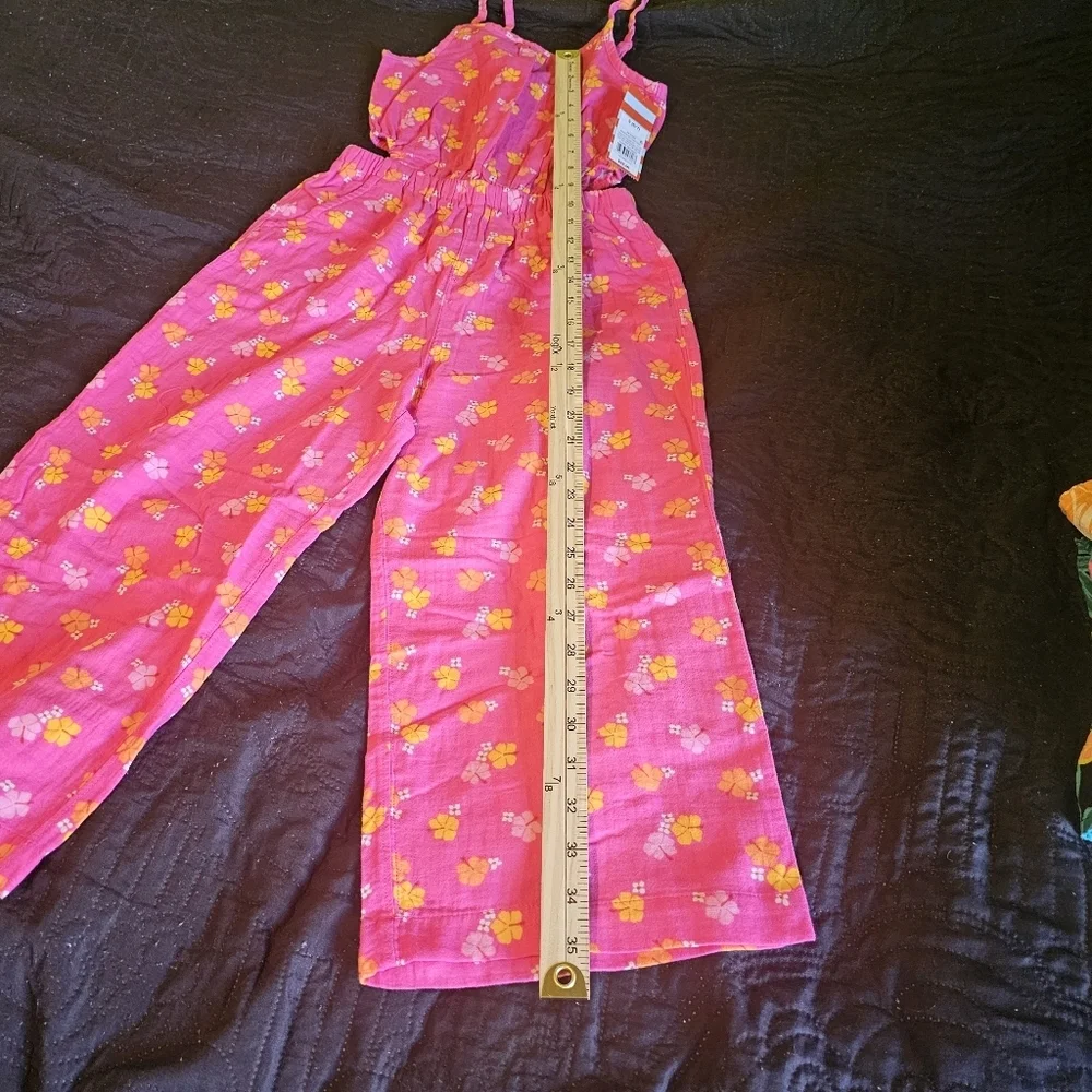 Cat‎ And Jack Pinkmulti Floral Romper